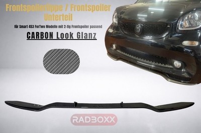  CARBON LOOK FRONT LIPPE UNTERTEIL für Smart 453 Brabus ForTwo TailorMade ERSATZ