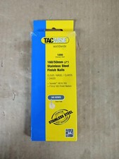 Tacwise 1098 Type 16G 50mm Stainless Steel Finish Nails Pack Of 1000 New