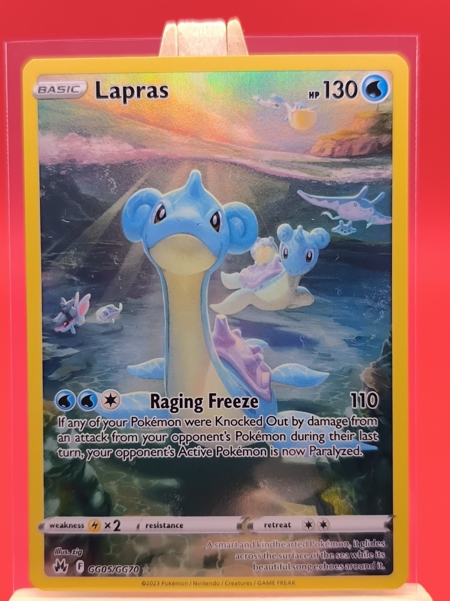 Lapras GG05/GG70 Crown Zenith Galarian Gallery Ultra Rare Pokemon