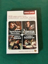 TCM Greatest Classic Films Hammer Horror Collection DVD, Cushing Lee, 4 movies