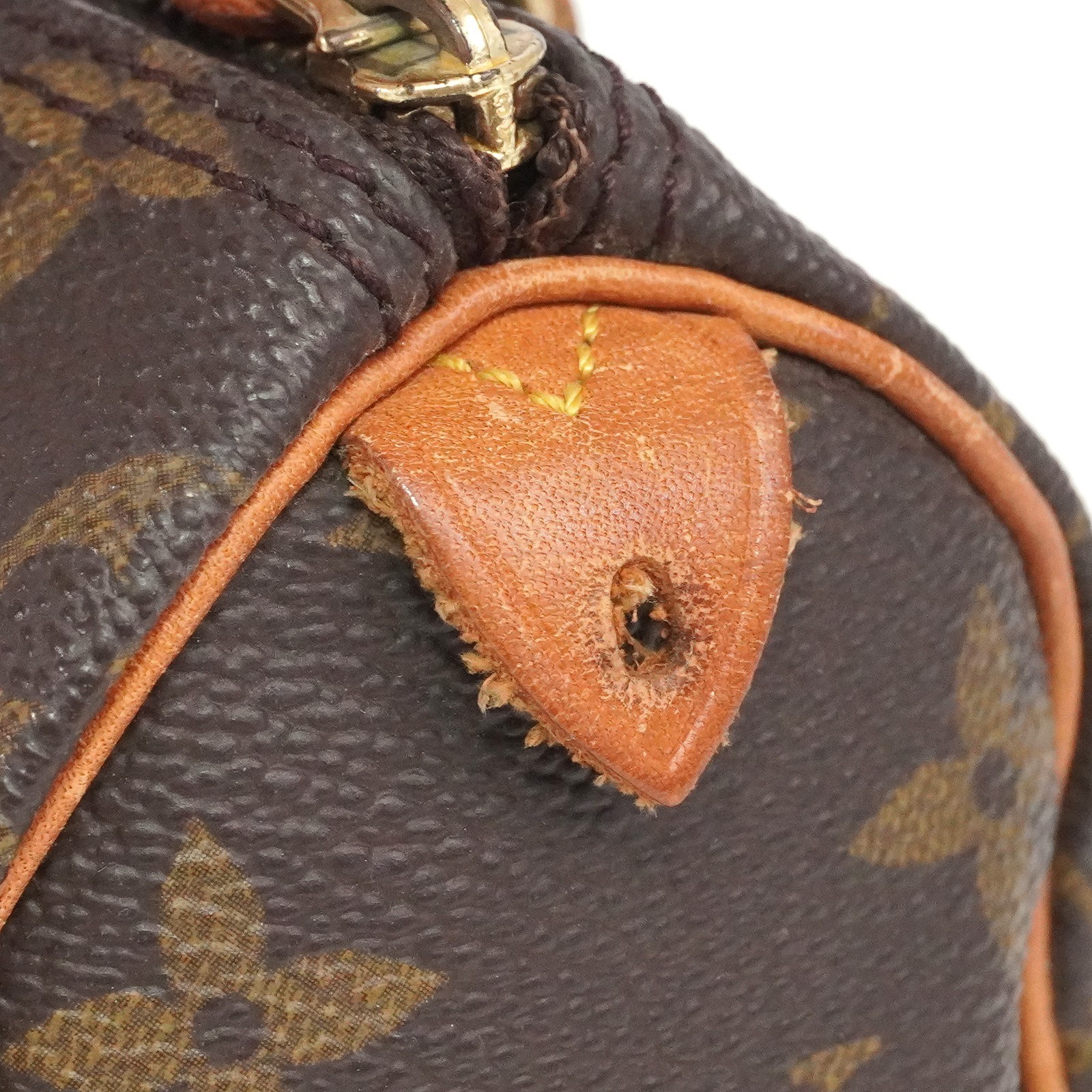 LOUIS VUITTON LV Monogram Mini Speedy M41534 Handbag France TH1922 Auth #53782A