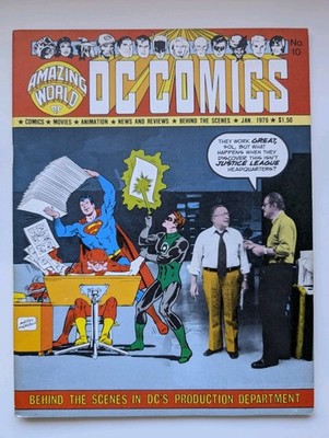 Amazing World of DC Comics 10 Green Lantern Centerfold Poster 1976 High Grade