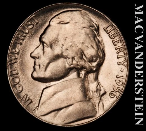 1956-P Jefferson Nickel — photo from another recent sale