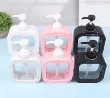 300ml/500ml Refillable Soap Dispenser Bathroom Lotion Shampoo Shower Pump