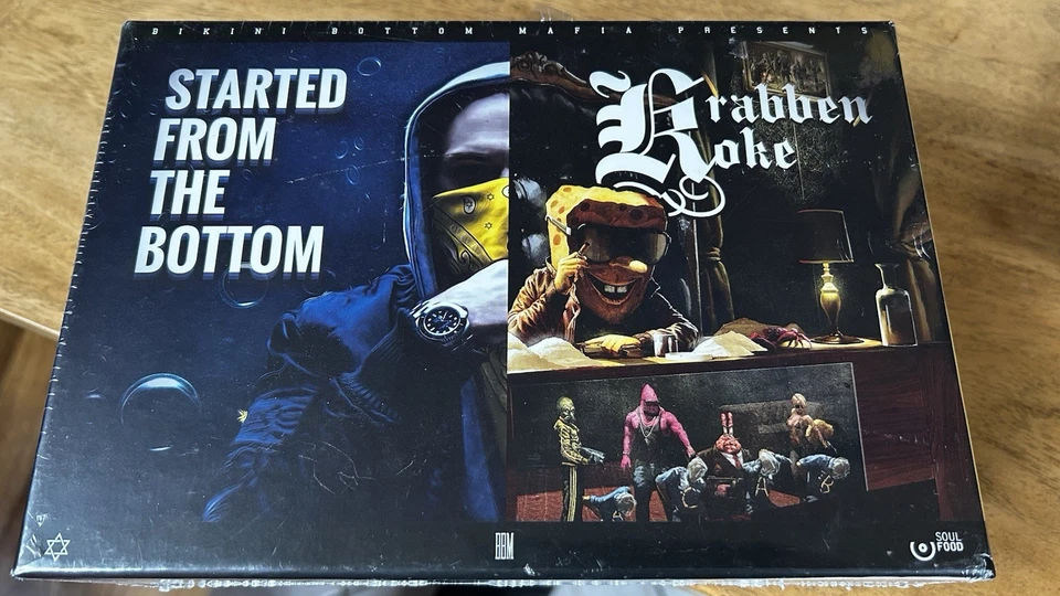 SpongeBOZZ Started From The Bottom Krabbenkoke Limitierte Fan Box NEU & OVP