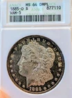 1885-O Morgan $ DMPL MS64 Crazy Cameo W/ Rim Tone VAM-5! 🤩🇺🇲🗽