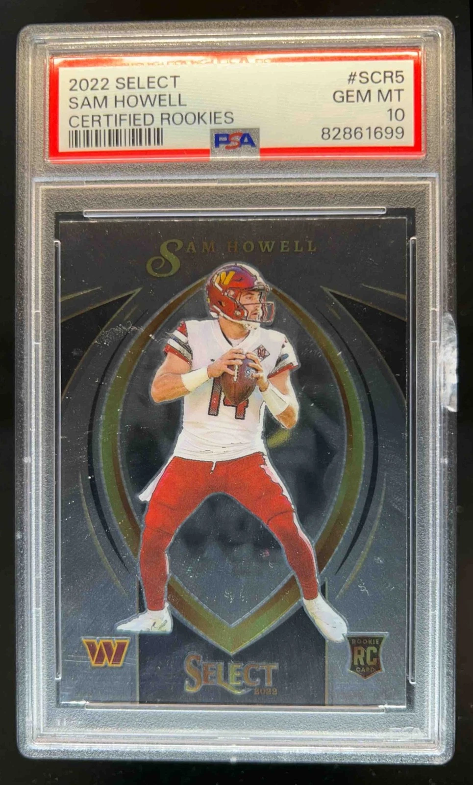 Sam Howell trading card