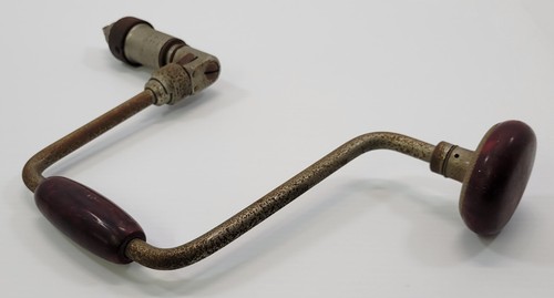 *X) Vintage Pexto Bit Brace Ratchet Drill Auger 8014E USA 16" Tool - Picture 5 of 16