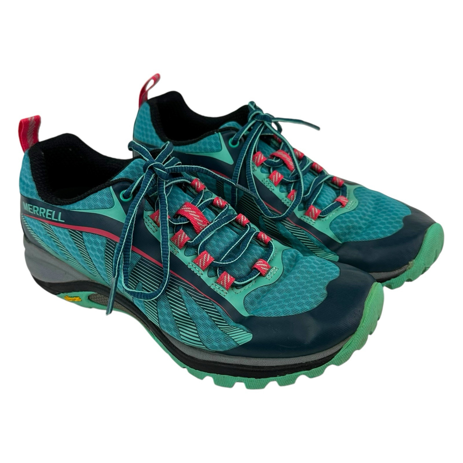 Scarpe da trekking Merrell Siren Edge blu e rosa Vibram donna taglia 6