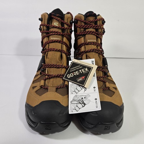 Salomon Quest 4 GTX 4D Gore-Tex Waterproof Leather Hiking Boots Ortholite Men 11 - Imagen 4 de 11