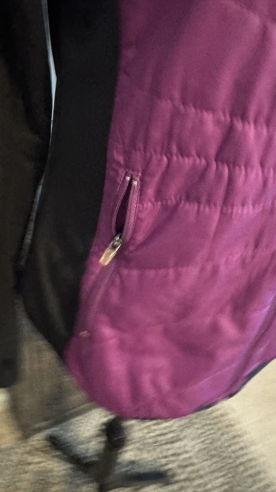 Chaqueta Champion Mujer M Equipo Clima Frío Cremallera Completa Doble Pliegue Tecnología Fitness Foto 2 de 4