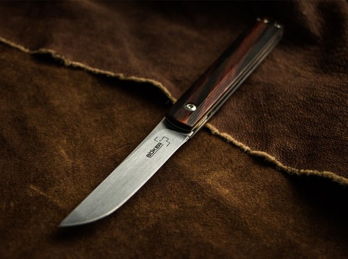 Böker Plus Wasabi Cocobolo Taschenmesser Messer 17,6 cm - Picture 3 of 3