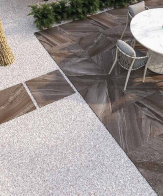 DELICIAE ANTHRAZIT OUTDOOR INDOOR HOCHWERTIGE FEINSTEINZEUGFLIESEN 600 x 600 x 20 mm
