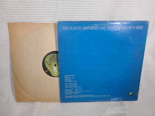 The Plastic Ono Band Live Peace In Toronto 1969 SW 3362 Vinyl LP Record Album Vg - Imagen 1 de 10