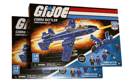 ✅ GI Joe ~ Lot de deux (2) kits de construction Cobra Rattler ✅ - Photo 1/4