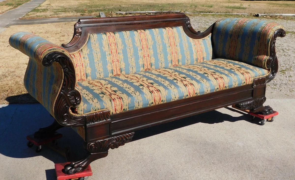 Antique claw foot sofa deals