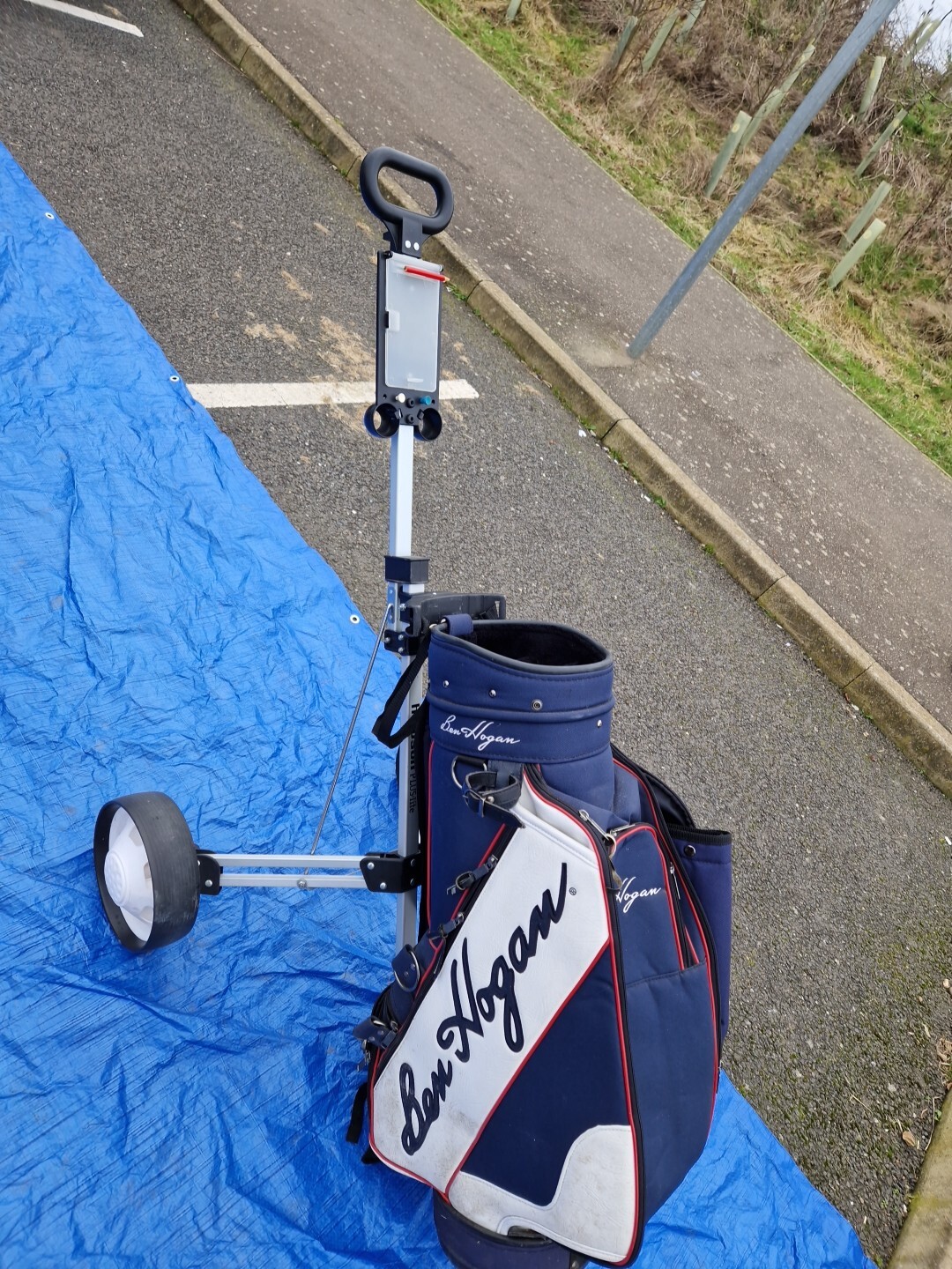 Ben Hogan Golf Carry Bag Plus Howson 0lus Lite Trolley eBay