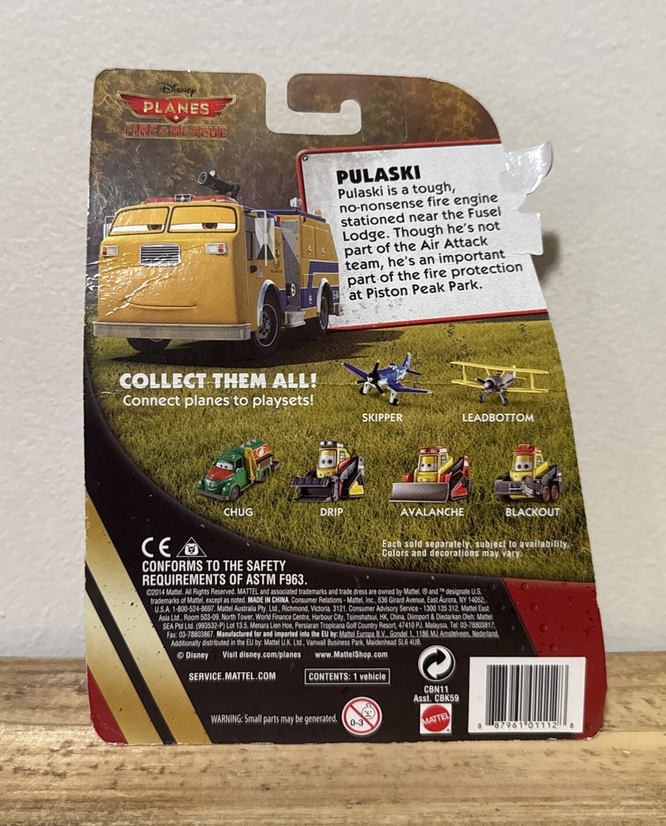 ミニカー Disney Planes Fire & Rescue Pulaski New Disney Pixar Planes Pulaski Fire & Rescue Mattel | eBay