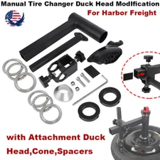 Deluxe Manual Tire Changer Duck Head ModIfication Kit with Duck Head,Cone,Spacer