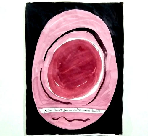 Original Painting Made & Signed By World Fame Artist Nidhi Bandil Agarwal Jaipur