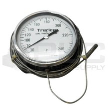 TRERICE 52-2458 DIAL THERMOMETER 30-240 DEG F