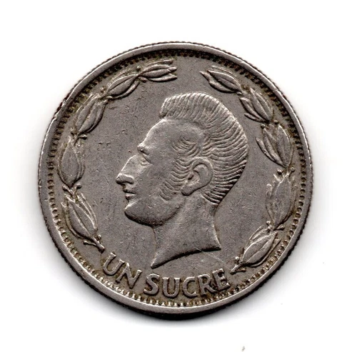 Ecuador 1964, Antonio José de Sucre/coat of arms, 1 Sucre, 2