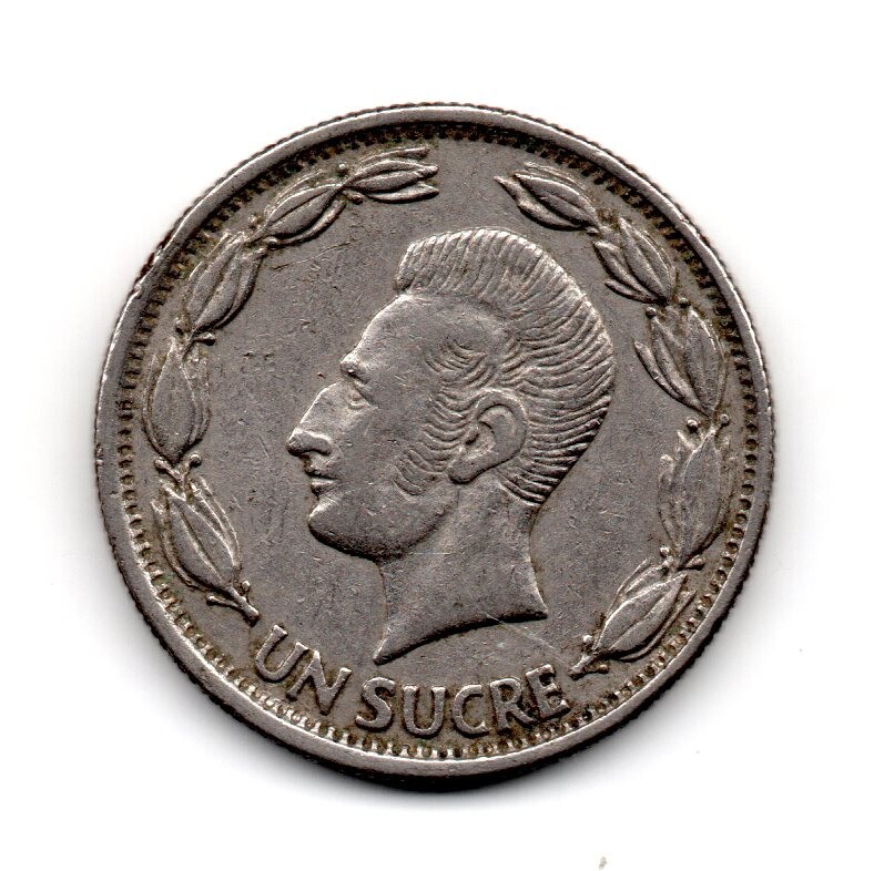 Ecuador 1964, Antonio José de Sucre/coat of arms, 1 Sucre, 2
