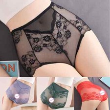 2 Pack Women's High Waist Lace Shaper Panties - Tummy Control Briefs L-3XL