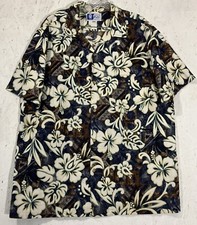 RJC Hawaiian Short Sleeve Button Shirt Men's 2XL Vintage Hawaii USA Tropical