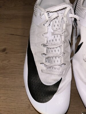 NIKE RIVAL SPRINT SHOES WHITE/BLACK SIZE 6.5 NWOB SPIKES  display picture 3