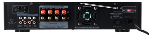 Rockville RPA60BT V2 1000w USB Bluetooth Home Audio Receiver w/6-Zone Control - Afbeelding 6 van 12