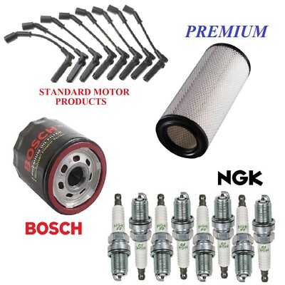 Tune Up Kit Filters Spark Plugs For GMC SAVANA 2500 V8; 4.8L & 6.0L 2007-2008
