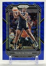 Teaira McCowan 2023 Panini WNBA Prizm #52 Blue Wave Prizm Dallas Wings