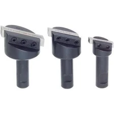 3 Piece Precision Machinist Fly Cutter Tool Bit Set for Milling Mill Metal Lathe