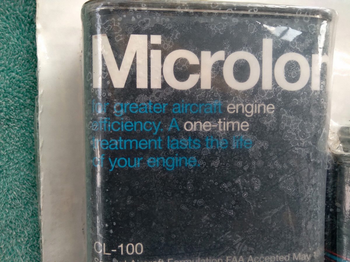 NOS MICROLON CL-100 AIRCRAFT ENGINE OIL TREATMENT & ASSEMBLY