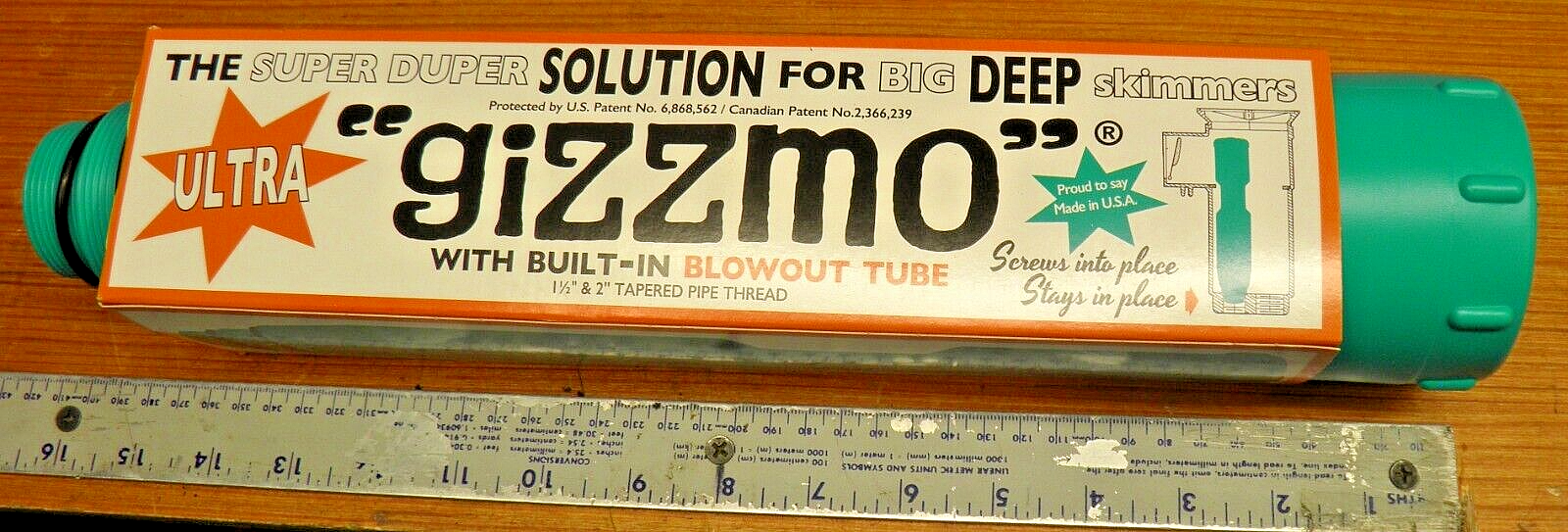 Pool Skimmer Large 16" Gizzmo InGround Skimmers 1.5" / 2" Winter Plug Gizzmo eBay