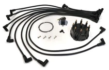 Cap, Rotor & Spark Plug Wire Kit for Mercury & Mercruiser 13524T1, 42841A5 Boats