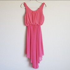 Summer Dress Long Pink Dress Size S/M
