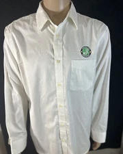 Banana Republic Brooklyn Brewery Long-Sleeve Button Up Shirt White
