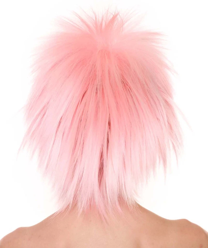 Peluca Funky Punk Rosa Claro, HW-1249A Foto 4 de 4