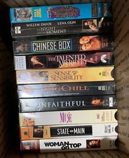 ❤️Lot Of 10 Vintage VHS Tapes Titles Are As Picture Shows Good Condition #A12A