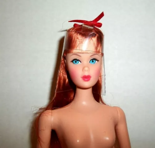  VINTAGE MOD BARBIE RED HEAD REPRO DOLL ONLY TNT WAIST BY MATTEL RETIRED