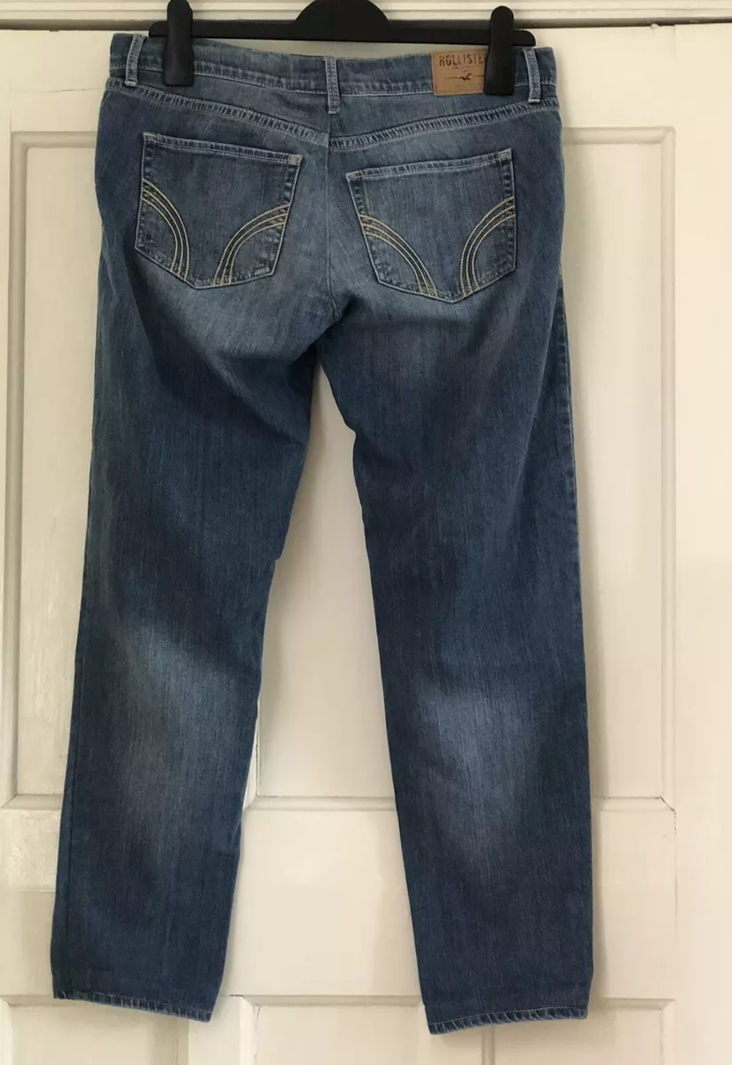 Hollister jeans with holes sales