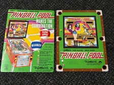 2 GOTTLIEB FACTORY ORIGINAL 1979 PINBALL POOL  PINBALL PROMO FLYERS NEW