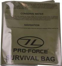 Waterproof SURVIVAL BAG / Bivi Emergency Kit Bushcraft