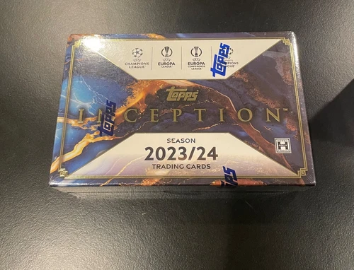 🔥 Topps UEFA Club Completions Inception 2023-2024 Sealed Hobby Box IN HAND 🔥