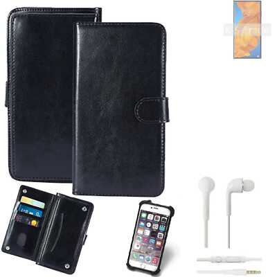 Handy Hülle für Huawei Mate Xs + Earphones Flip Case Schutzhülle Klapp Tasche