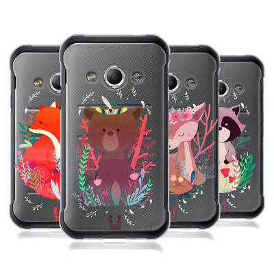 HEAD CASE DESIGNS WOODLAND ANIMALS SOFT GEL CASE FOR SAMSUNG PHONES 4