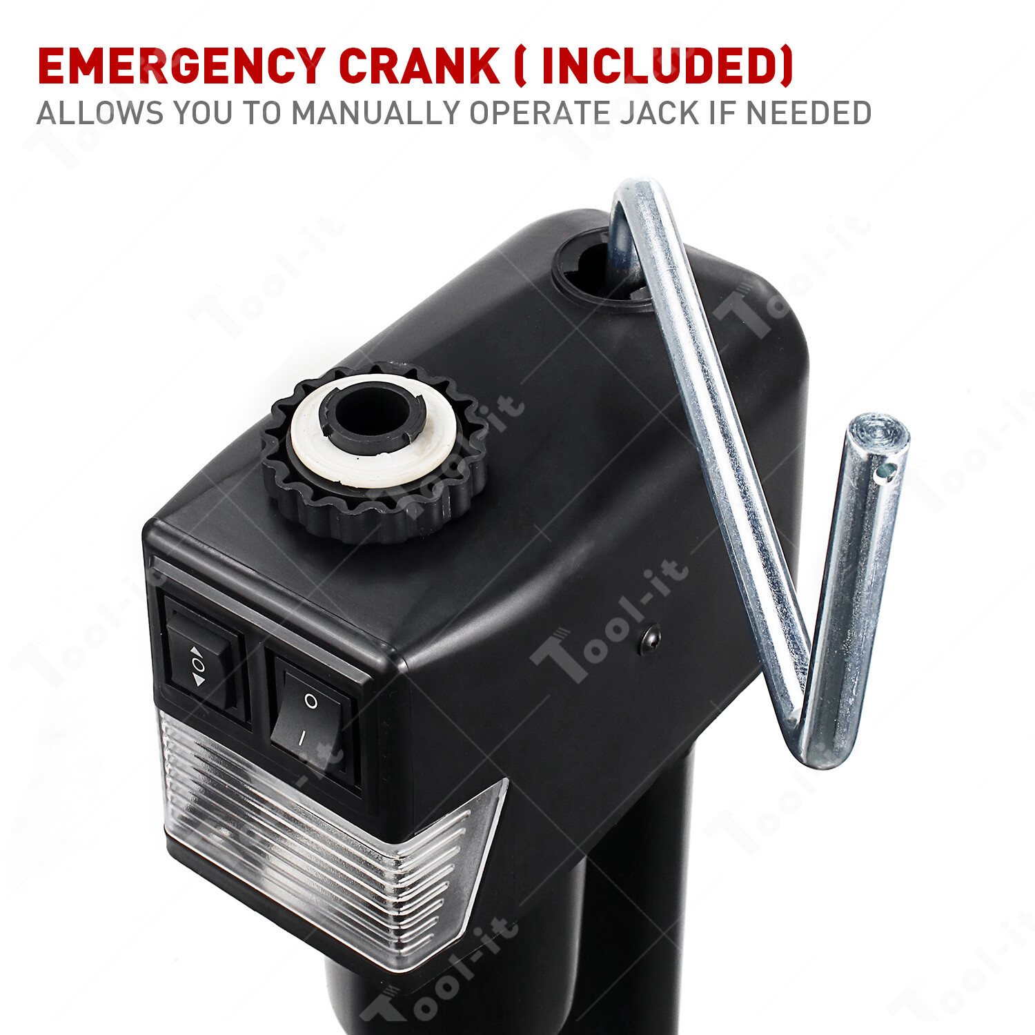 HEAVY DUTY MOTORISED 12V ELECTRIC CARAVAN JACK TRAILER JOCKEY STAND