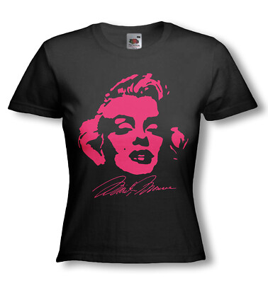 MARILYN MONROE T-SHIRT - Hollywood sex symbol - Ladies fitted Tee